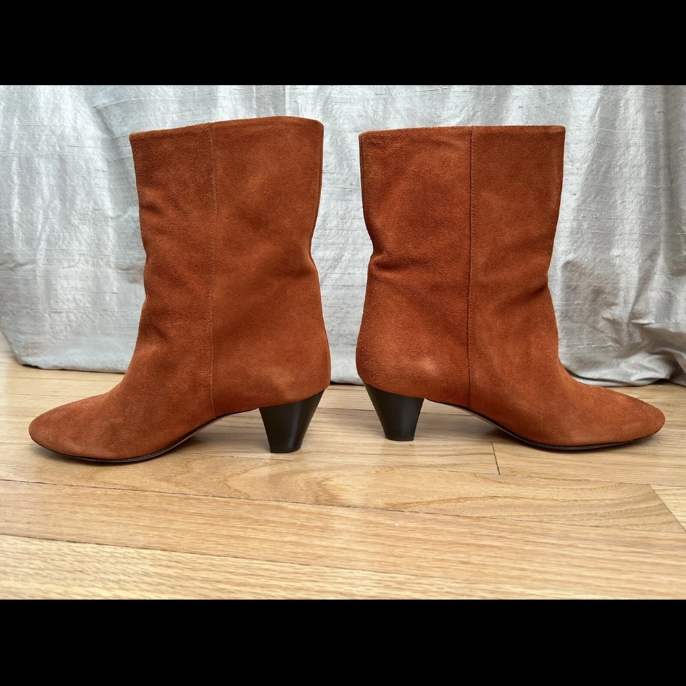 Isabel Marant Suede Ankle Boots 36 US 5 brown terracotta boot shoes leather